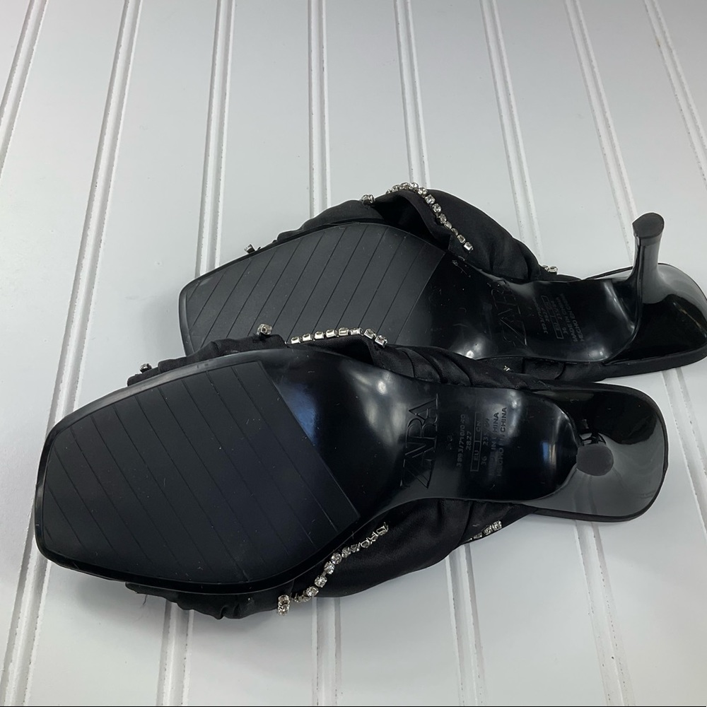 NWOT Zara Sparkly Heeled Sandals Size EU36 - Picture 9 of 12